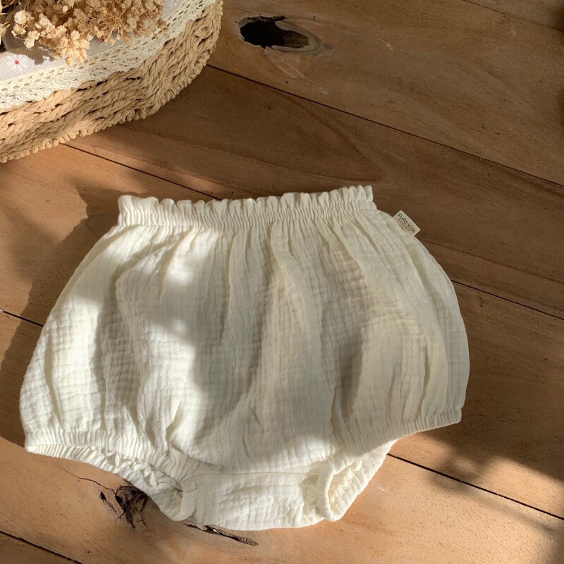 Quần bí xô muslin cho bé trai bé gái