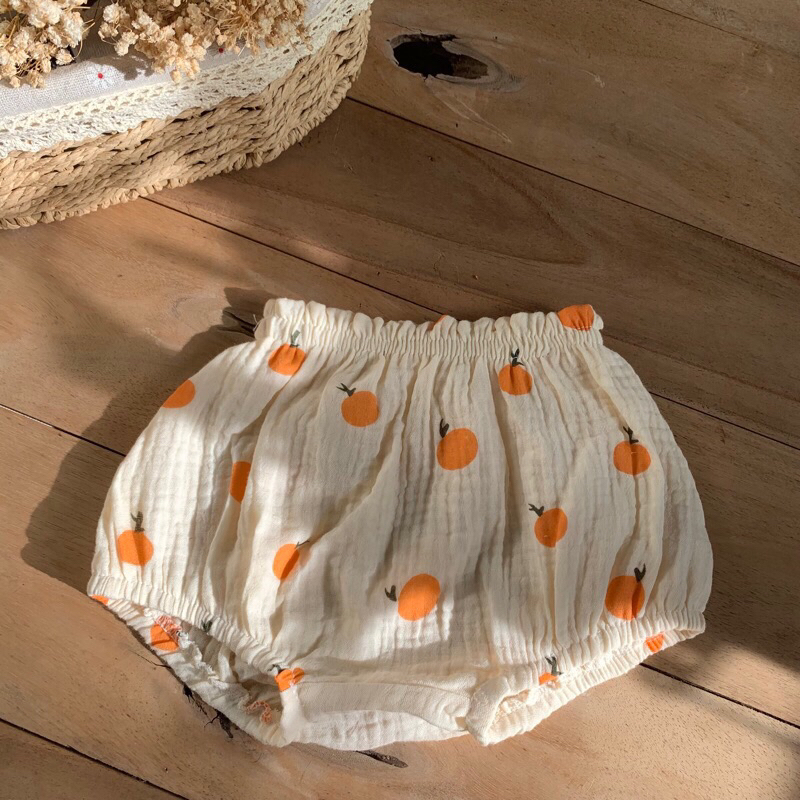 Quần bí xô muslin cho bé trai bé gái