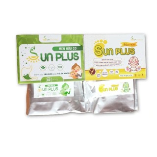 Combo 15 gói sữa non và 15 gói men Sunplus giúp bé ăn ngon ngủ giỏi tăng cân đều