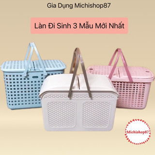 Làn Đi Sinh Cho Mẹ Cỡ ĐẠI Nhựa Việt Nhật Mẫu Mới, Giỏ Đựng Quần Áo Cho Mẹ Và Bé Có Nắp Mở Tiện Dụng