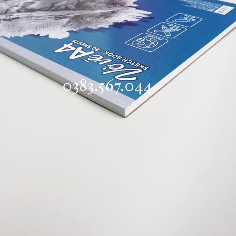 Quyển Giấy Vẽ A3 A4 chuyên vẽ màu nước giấy dày 160gsm