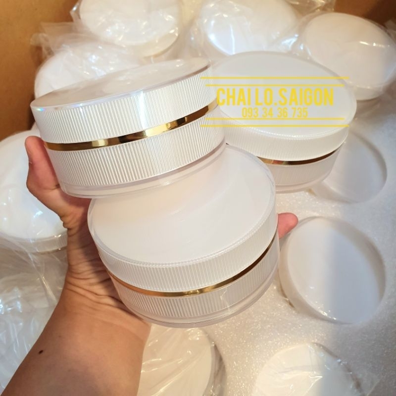 Hủ đựng kem body 150g chất lượng cao hấp dầu, đựng kem trộn