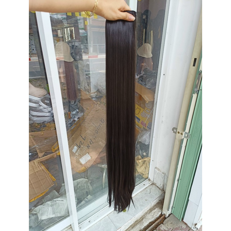 Tóc giả cột thanh quấn thẳng 65cm cao cấp❤️ freeship 50k❤️