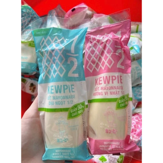 Xốt mayonnaise Kewpie 1/2 giảm 50% chất béo 130g vị Nhật/đỏ (mặn), Ngọt (xanh) date mới 2024