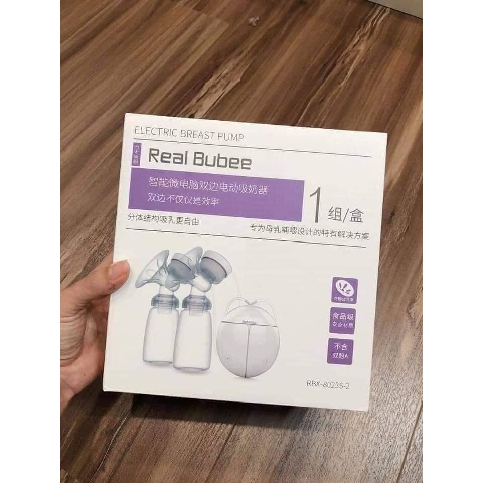 Máy hút sữa điện đôi Real Bubee