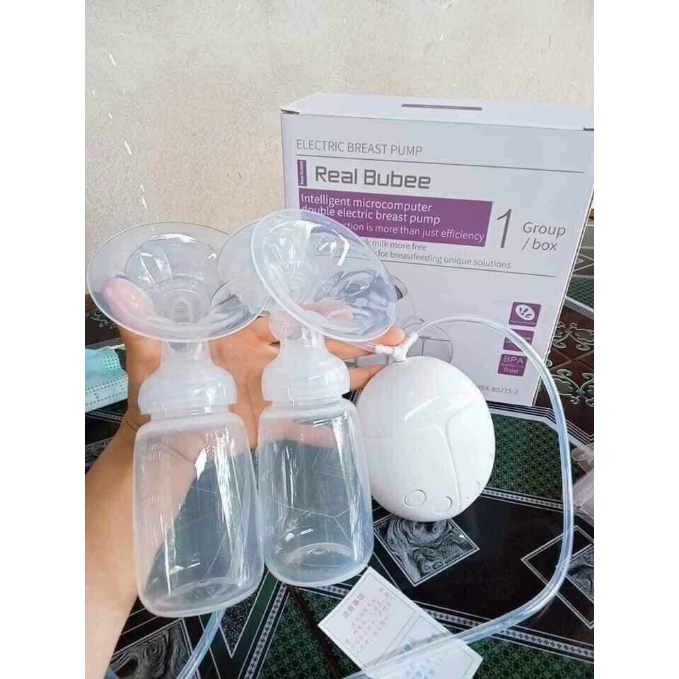 Máy hút sữa điện đôi Real Bubee