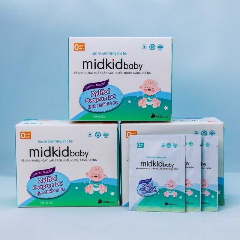 Gạc rơ lưỡi Midkid Baby cho bé