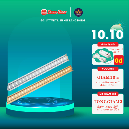 Đèn LED Trồng Rau Rạng Đông, nuôi cấy mô kích thích tăng trưởng model D NCM02L
