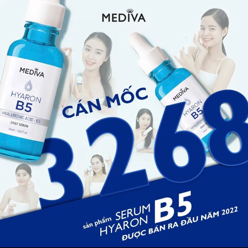 Serum B5 Mediva siêu cấp ẩm phục hồi da chính hãng