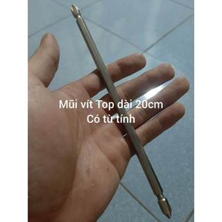 Mũi bắt vít 2 đầu nhật bãi dài 20cm