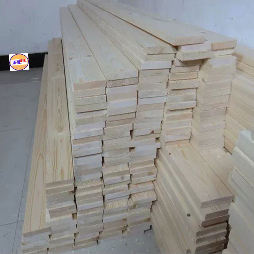 Thanh gỗ thông dày 1cm rộng 3cm dài 60cm,Nan gỗ thông xẻ thanh nhiều kích thước được chà mịn các cạnh