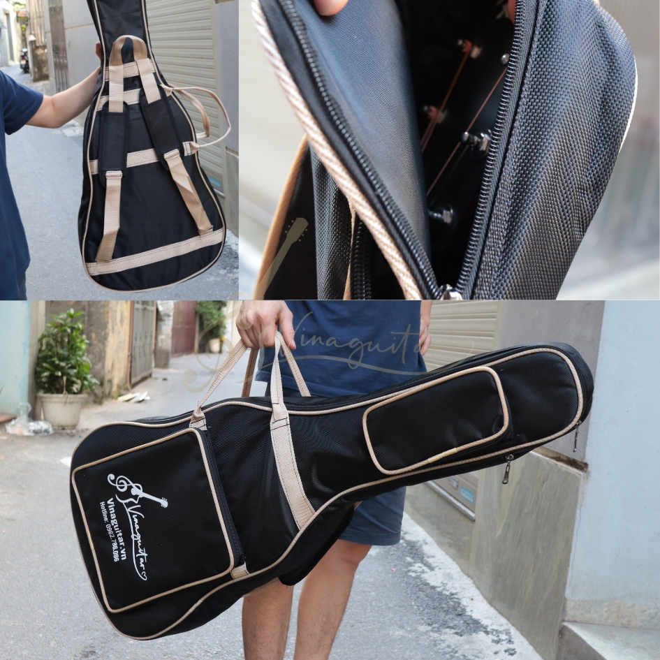 Bao Vải Dù Guitar 6 Lớp Chống Nước Chống Bụi Vinaguitar 2023