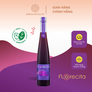 Rượu Hibiscus Florecita Chai 375 ML Nồng Độ Nhẹ 14,5% Sự Kết Hợp Giữa Gạo Nếp Cẩm Và Hoa Dâm Bụt Tạo Màu Sắc Tự Nhiên