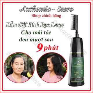 Dầu gội phủ bạc laco - tóc đen mượt sau 9 phút