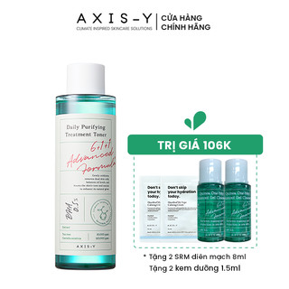 Axis-Y Nước hoa hồng Daily Purifying Treatment Toner 200ml date t2/2025