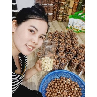 Hạt mắc ca đaklak cao cấp sấy chín nứt vỏ thơm ngon 500g