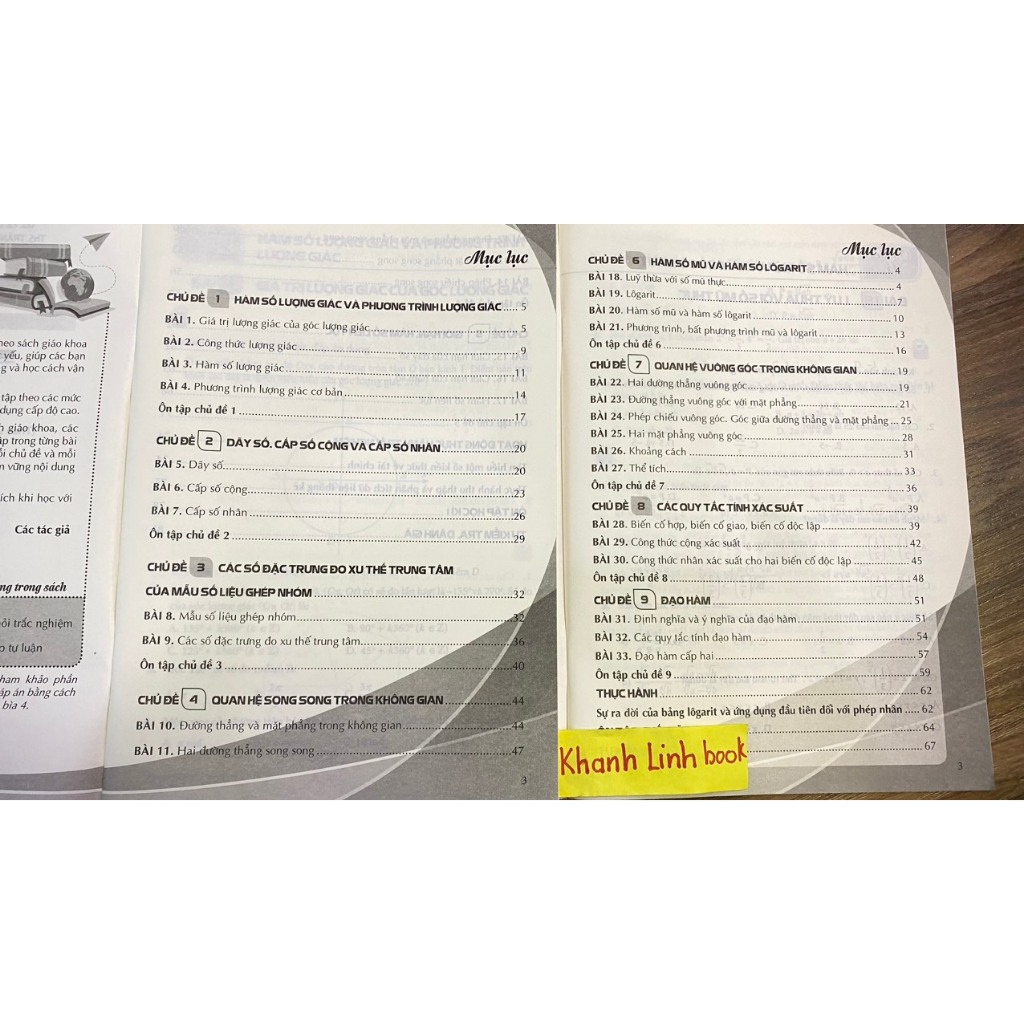 Sách - Combo Bài tập toán 11 tập 1 + 2 cơ bản và nâng cao