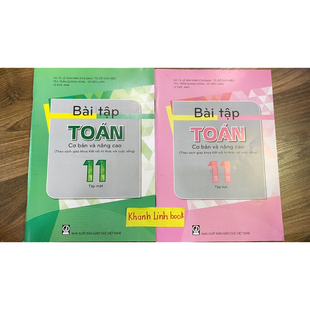 Sách - Combo Bài tập toán 11 tập 1 + 2 cơ bản và nâng cao