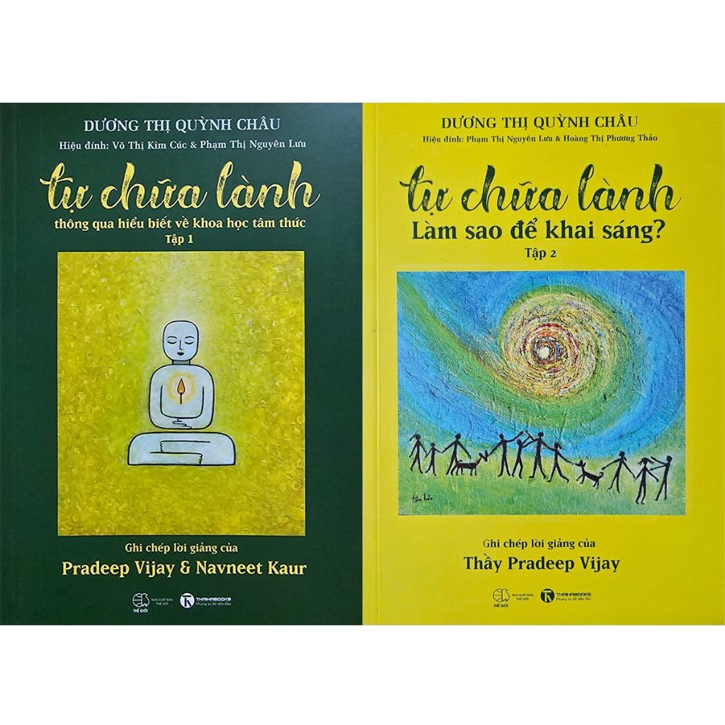 Sách - Combo 2 Cuốn: Tự Chữa Lành Thông Qua Hiểu Biết Về Khoa Học Tâm Thức + Làm Sao Để Khai Sáng ( Tập 1 + Tập 2 )