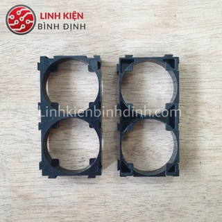 Khung pin 32650 ,gông pin 32650 , đế đỡ gắn pin 2 viên tiện dụng