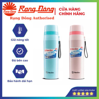 Phích cá nhân 0.5 lít rạng đông, bình thuỷ giữ nhiệt cầm tay, model: rd-0538 n2.e