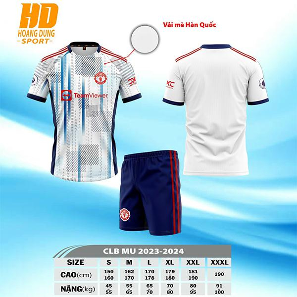 Quần áo Đá Bóng HD CLB Manchester United - (Vải Mè Hàn Quốc)