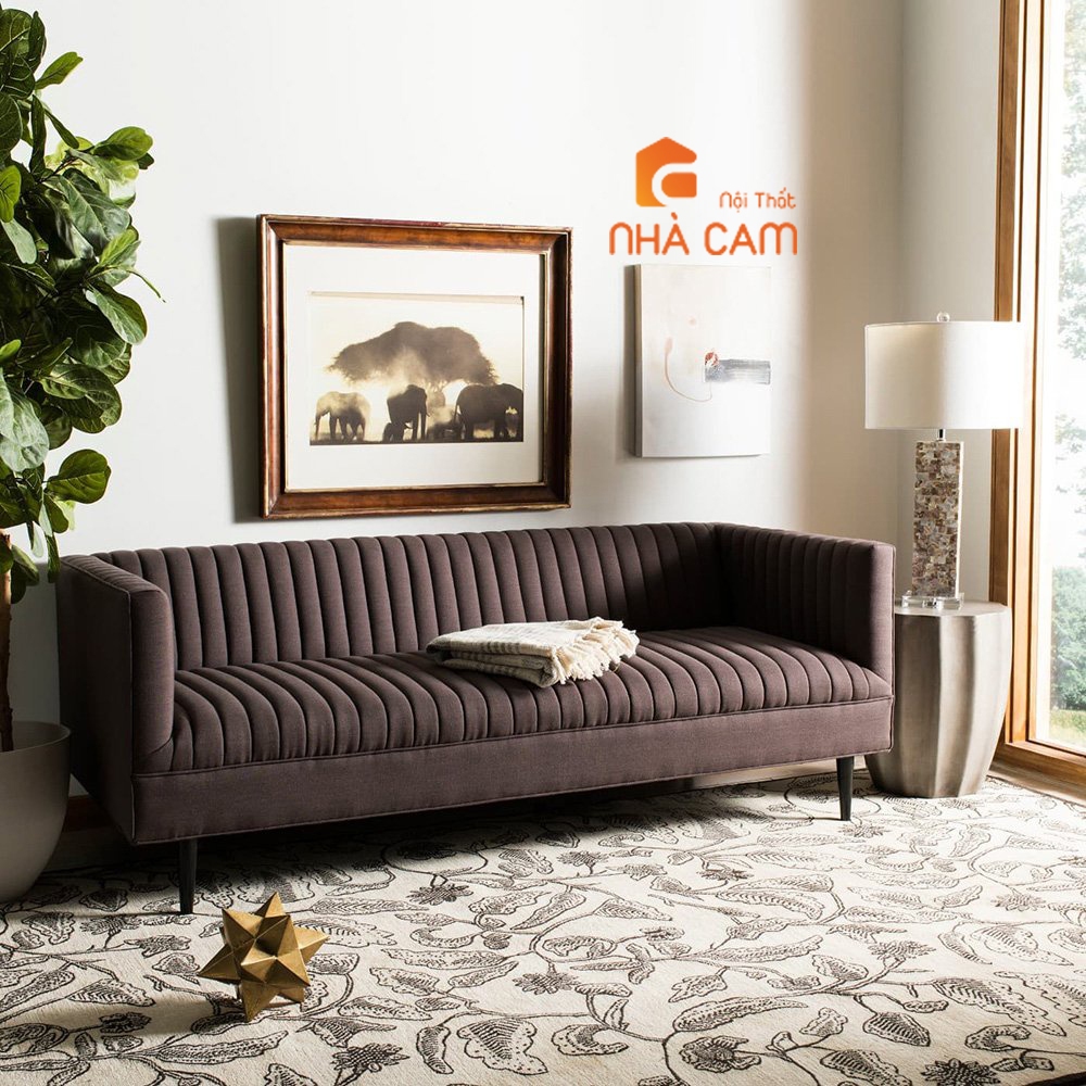 Ghế Sofa - Băng Dài 1.8m 2m - Nhà Cam - Sofa Phòng Khách Cao Cấp, Phong Cách Hiện Đại