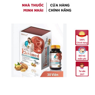 Vitamin tổng hợp cho bà bầu elevimed diamond - bổ sung sắt, dha, acid folic, vitamin tổng hợp