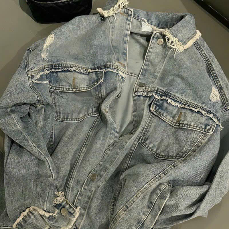 ÁO KHOÁC JEAN TUA RUA DÀI TAY