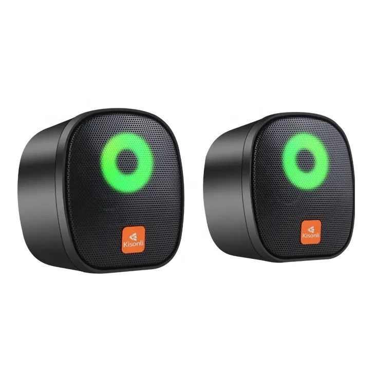 Loa vi tính Kisonli X11 LED 2*3W 2.0 Speaker nhỏ gọn