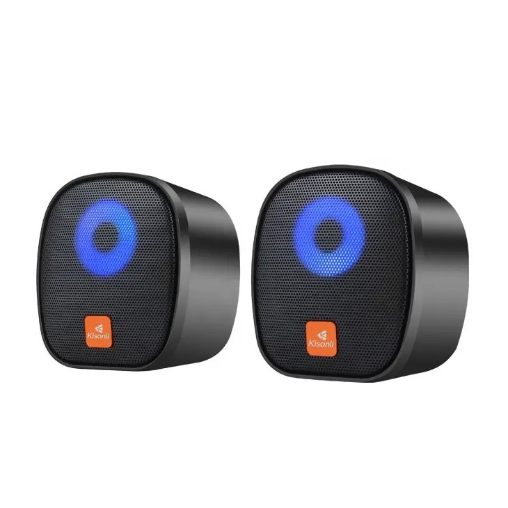 Loa vi tính Kisonli X11 LED 2*3W 2.0 Speaker nhỏ gọn