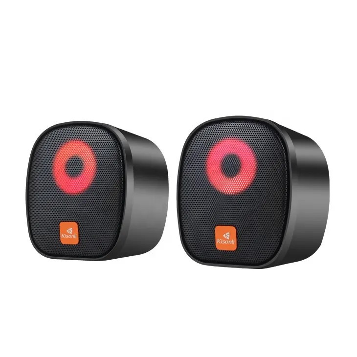 Loa vi tính Kisonli X11 LED 2*3W 2.0 Speaker nhỏ gọn