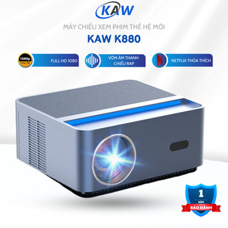 Máy chiếu mini xem phim kaw k880 cho điện thoại android/ios âm thanh sống động, hình ảnh full hd1080 kaw vietnam