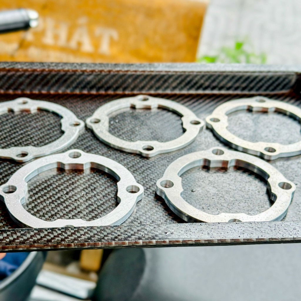 Thớt Lòng chêm đĩa 4 Lỗ _ Dày từ 2 Li - 6 Li /  Thớt CNC chêm Heo / Đĩa thông dụng