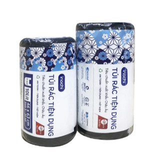 Túi rác tự huỷ túi rác có quai tiện dụng soji inochi dạng cuộn 10l 25l 50l