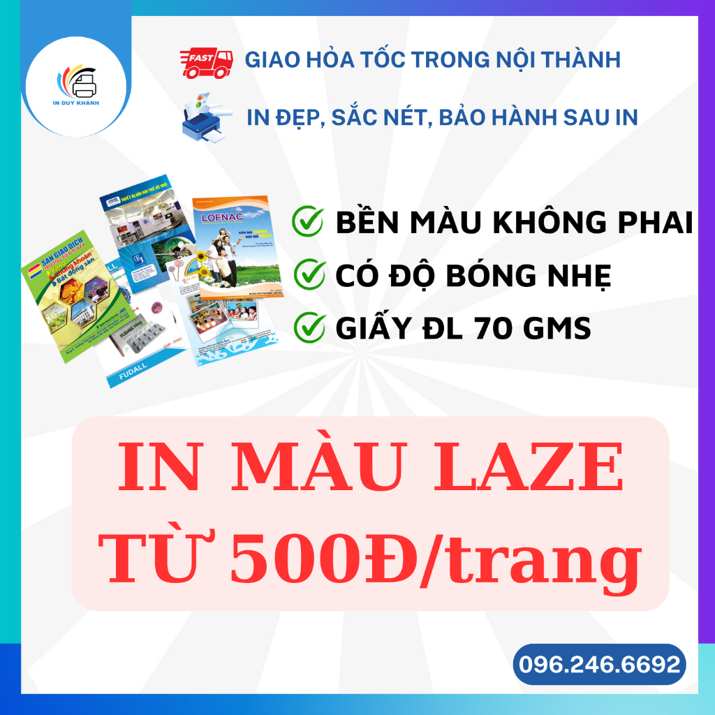 IN MÀU LAZE GIÁ RẺ