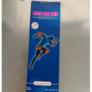 Chai xịt xương khớp Bách Linh Diệu Santafa tiêu sưng, giảm bầm tím, giảm nhanh cơn đau xương khớp.