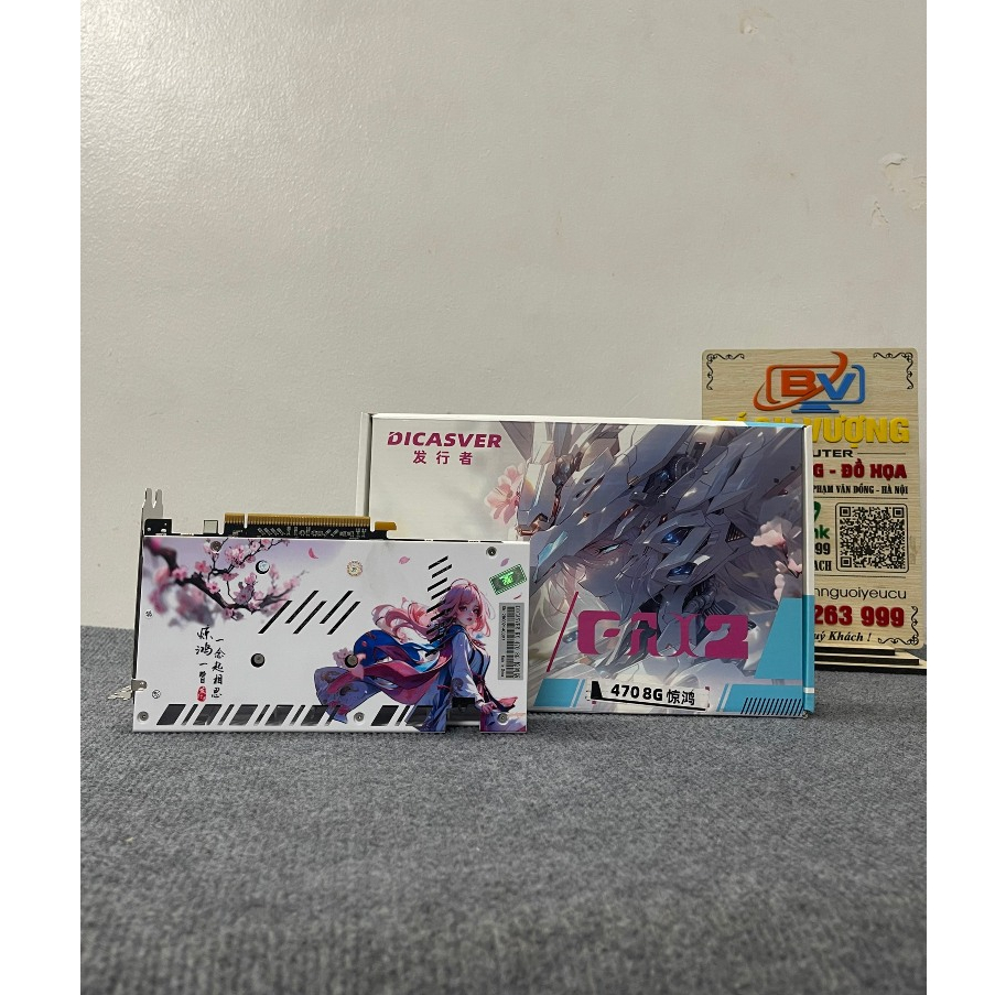 VGA DICASVER RX 470 8GB WHITE NEW BẢO HÀNH 24 THÁNG