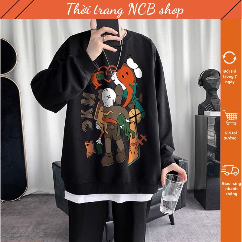 Áo nỉ nữ sweater dài tay , mặc rất ấm , phong cách thời trang , mẫu hot trend