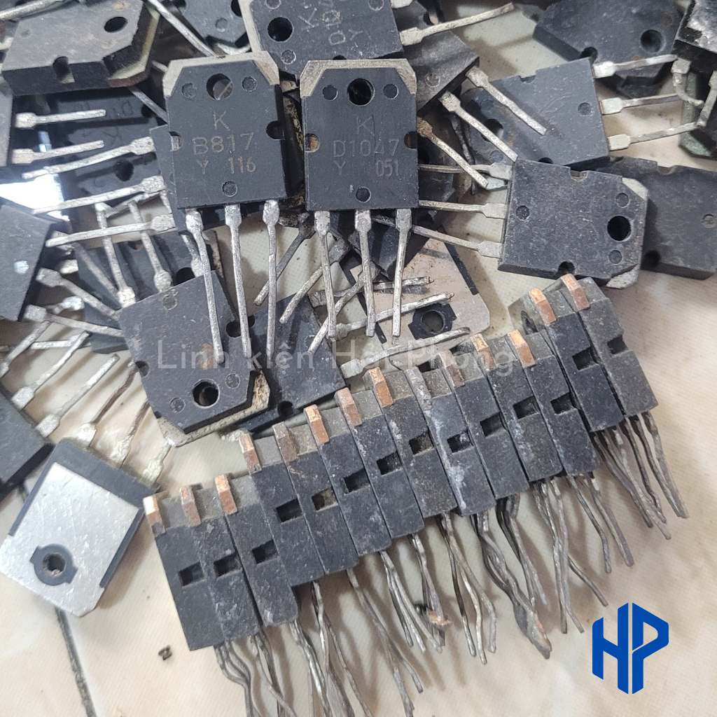 Sò công suất B817 D1047 hàng tháo máy lưng đồng chân dài chính hãng KEC 12A 140V 100W