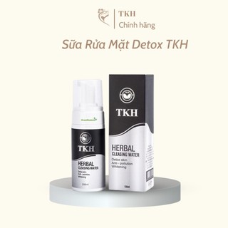 Sửa rửa mặt detox trần kim huyền làm sạch sâu loại bỏ bã nhờn