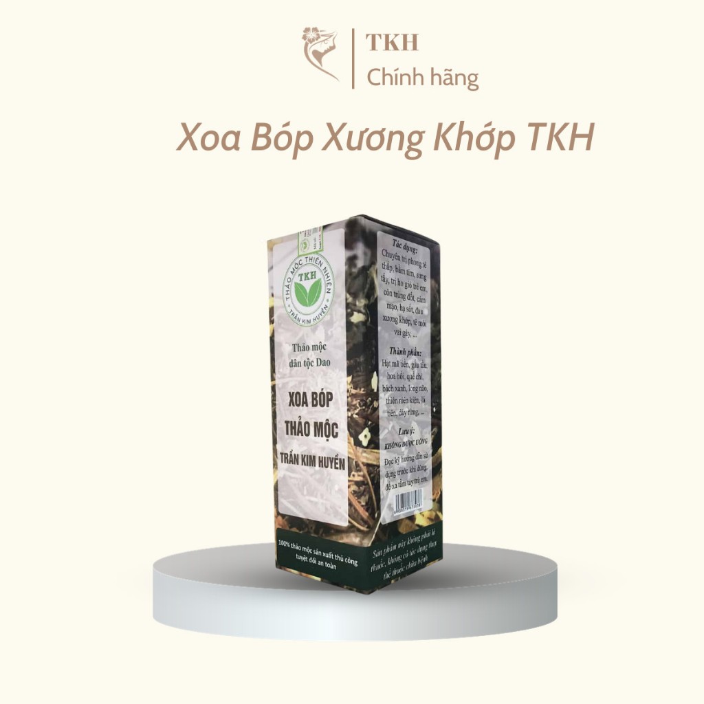 Thảo Mộc Xoa Bóp Xương Khớp Trần Kim Huyển Giảm Nhức Mỏi (Mỹ Phẩm TKH)