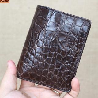 Ví Đứng 2 Mặt Da Bụng Cá Sấu Konavis || Có Giấy Tờ Nguồn Gốc Da Cá Sấu Đi Kèm.