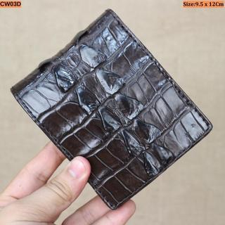 Ví Ngang 1 Mặt Vân Đuôi Cá Sấu Size Lớn 9.5*12 Cm || Hàng Hãng Konavis Có Giấy Tờ Nguồn Gốc