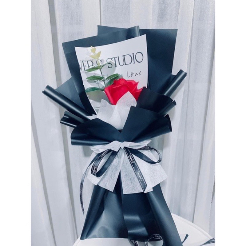 Bó hoa nhũ Dior cao cấp 1 bông