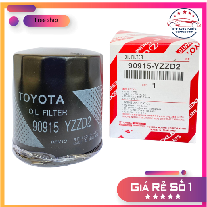 Lọc nhớt, dầu động cơ xe Toyota Innova (MÃ: 90915-YZZD2)