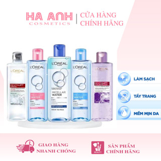  Nước Tẩy Trang Loreal Micellar Water 400ml 