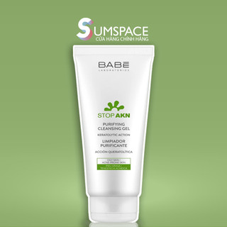   SUM SPACE   CÔNG TY  Sữa Rửa Mặt BABE Stop AKN Purifying Cleansing Gel Cho Da Dầu Mụn - 200ml 