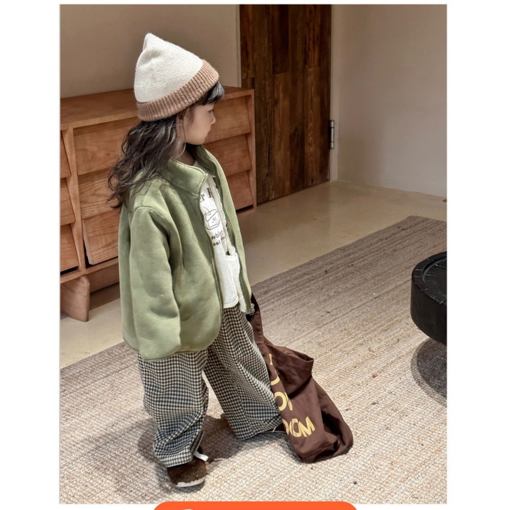 D8975-ÁO KHOÁC NỈ BÉ