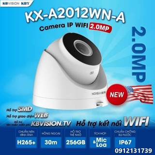 Camera ip wifi 2mp kbvision kx-a2012wn-a dome giá rẻ, hàng chính hãng